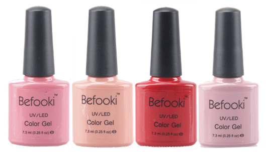 Befooki - Collection of Nail Color Gel Polish